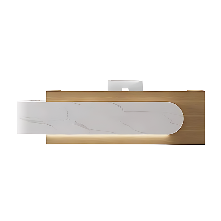 Simple Elegance Modern Aesthetics Multi-functional Reception Desk JDT-7276