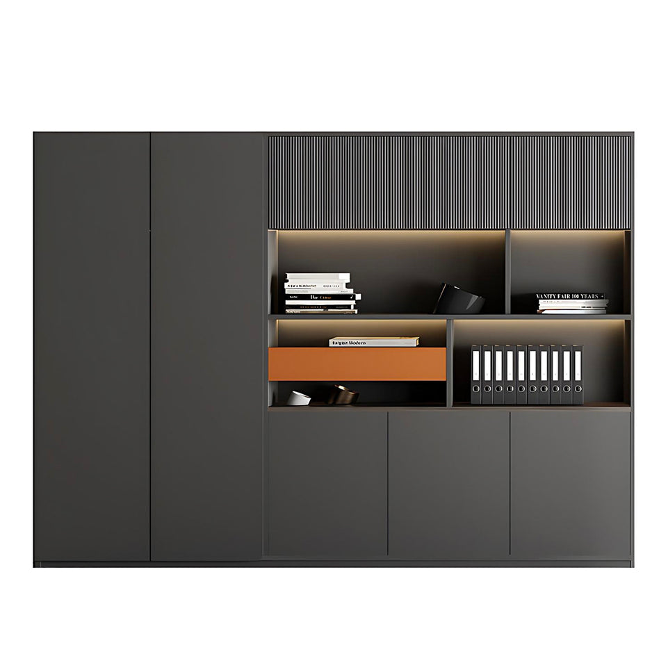 File Cabinet 79 in Tall with LED Lighting for Office