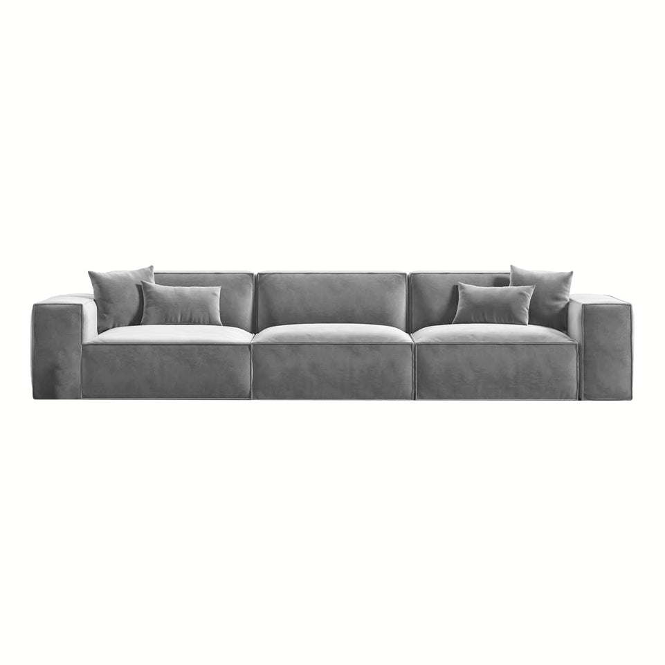 Italian Minimalist Lint Block Sofa Chaise Lounge BSF-2006