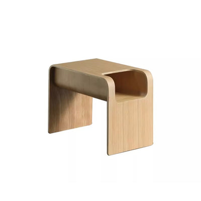 Nordic Wood Corner Table: Simple, Functional, Stylish