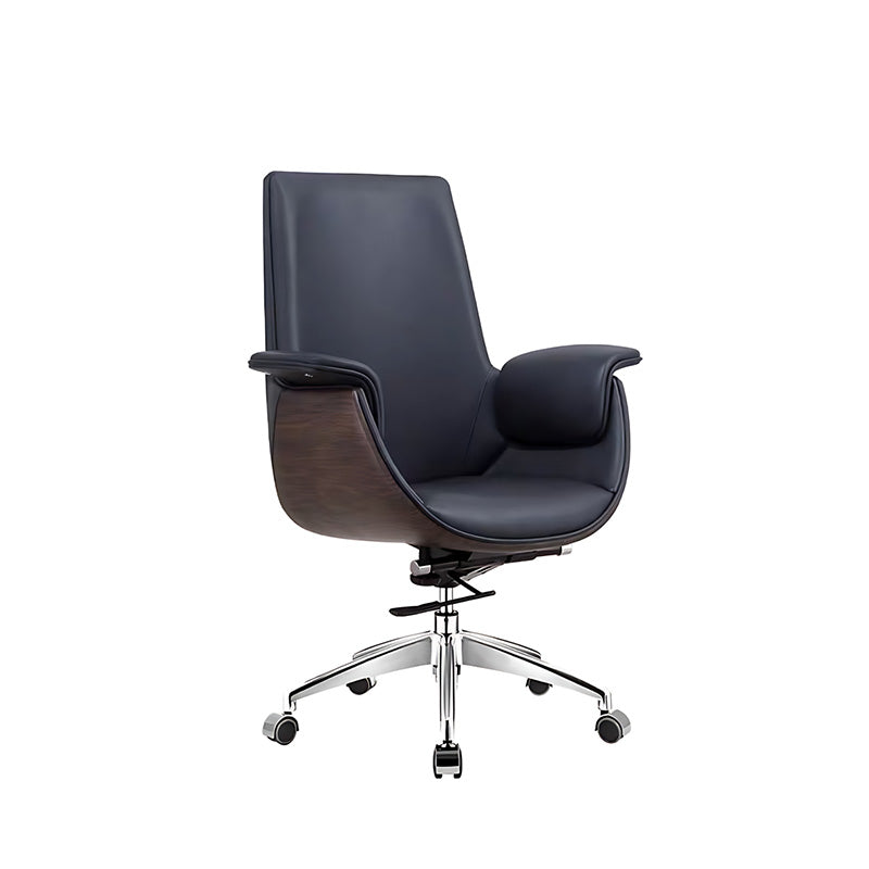 Adjustable Leather Office Chairs with Headrests LBY-K001