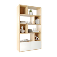 Premium Dual-Sided Office Storage File Cabinet with File and Hollow Display Shelves for Modern Workspaces CWG-2171