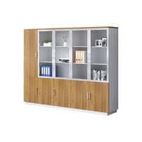 Stylish Office Storage Cabinet Wooden Double-Door Filing Cabinet WJG-1016