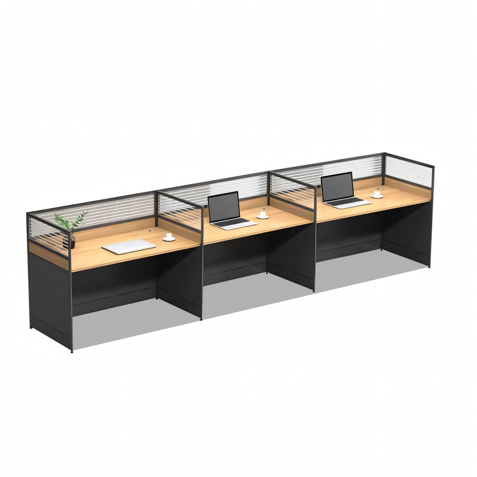 Modern Office Furniture Set with Partitioned Desks BGZ-229