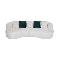 Minimalist Backrest Sofa with Thick Cushions for Cozy Living Rooms SZ-SF-0007  (In Stock)