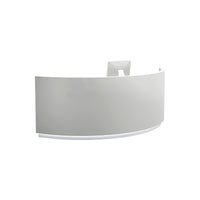 Semi-Circular Curved Reception Desk with Large Storage for Clothing Stores and Business Reception Areas JDT-1104