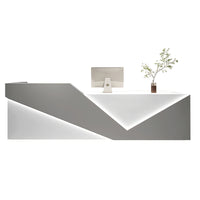 High-End Salon Reception Desk with Ample Storage Space JDT-2060