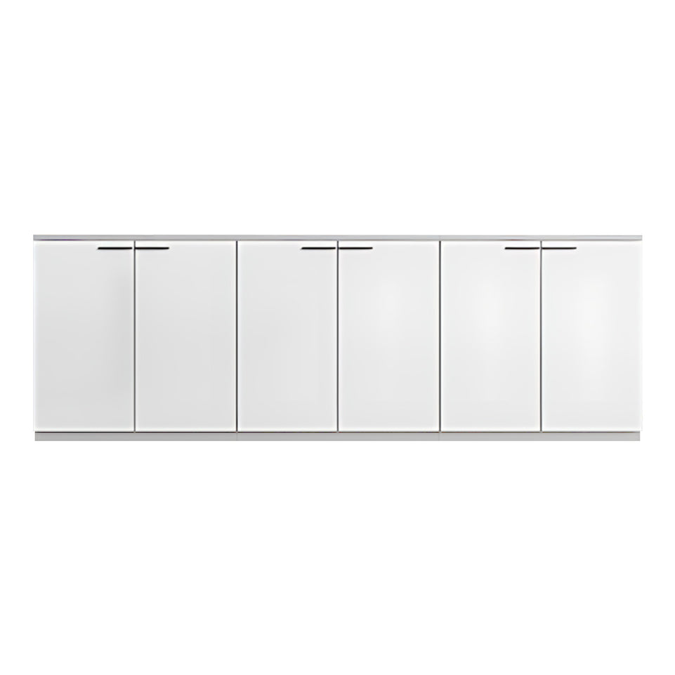 Office partition cabinet black and white storage cabinet WJG-1011