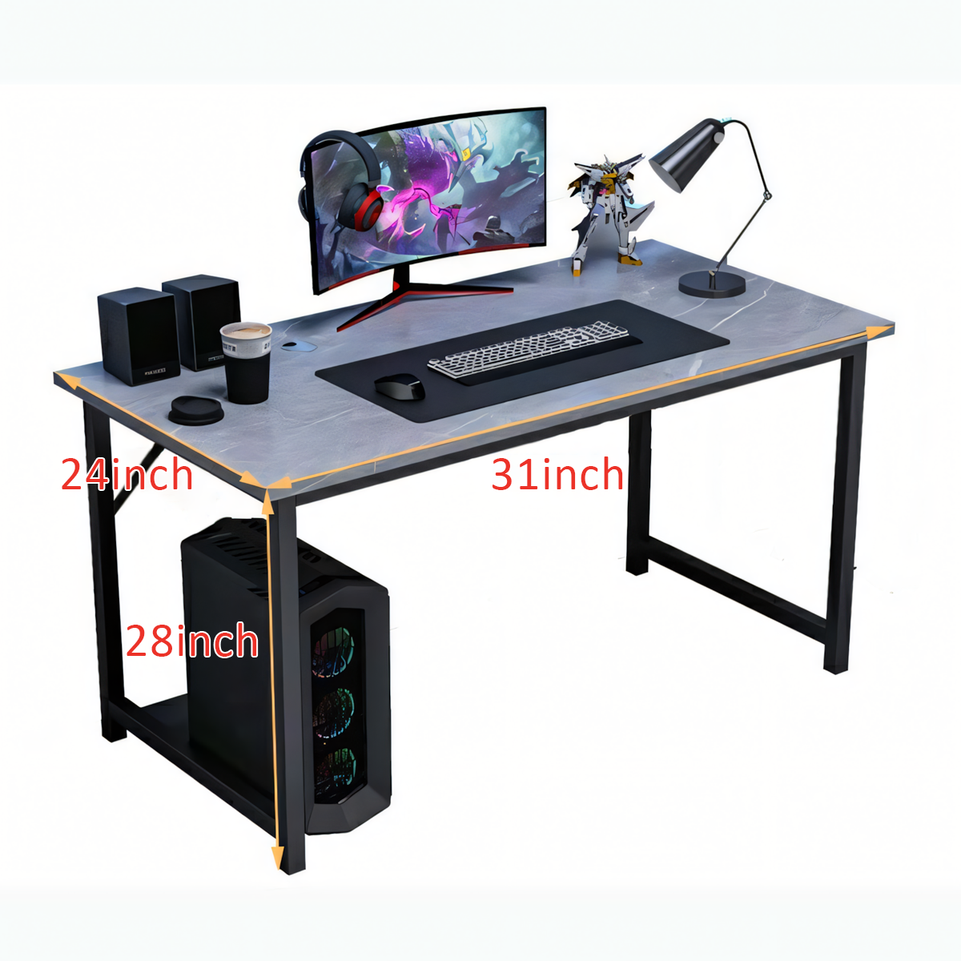 Modern Minimalist Desk for Gaming, Work, and Study BGZ-154