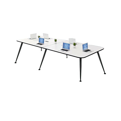 Office Computer Desk Conference Table Long Meeting Room Artificial Board Design HYZ-1034