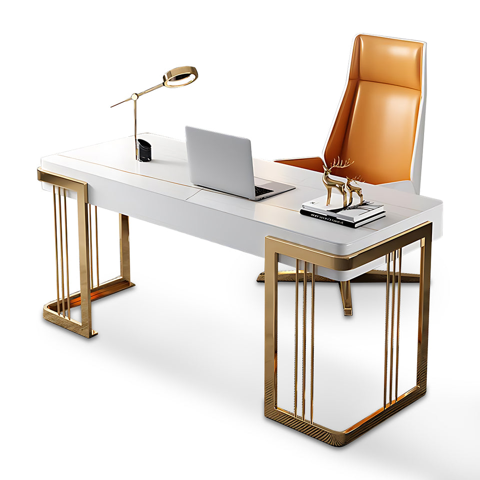 Elegant Minimalist Rectangular Executive Desk with Exquisite Leg Design LBZ-2004