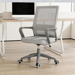 Gaming Office Chair with Portable, Breathable Mesh & Lumbar Support for Gaming Setup