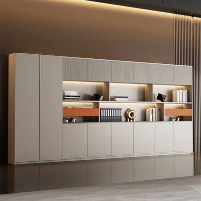 File Cabinet 79 in Tall with LED Lighting for Office