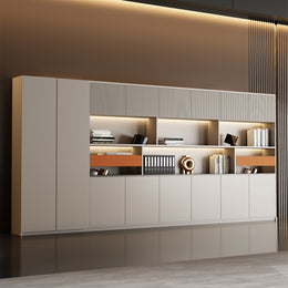 File Cabinet 79 in Tall with LED Lighting for Office