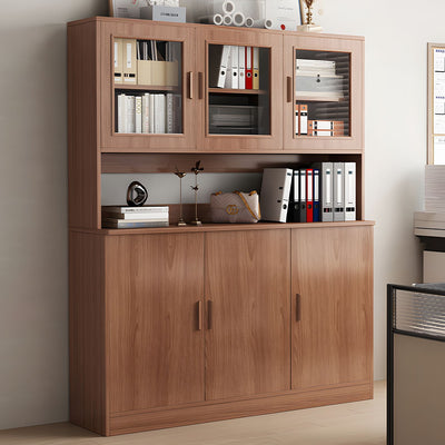 Elegant Multifunctional Floor-Standing Office Filing and Book Cabinet with Acrylic Doors for Modern Workspace CWG-2166