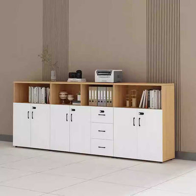 Stylish Multifunctional Office Storage Cabinet with Lockable Drawers for Workspace Organization, Printer Station, and Document Filing CWG-2167