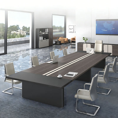 Elegant, Modern, and Durable Eco-Friendly Conference Table with Hidden Cable Management for Professional Offices HYZ-2108