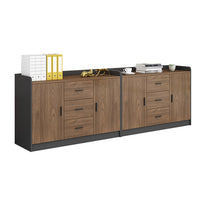 Durable Large Wooden Office File Cabinet with Drawers and Locks CWG-K062