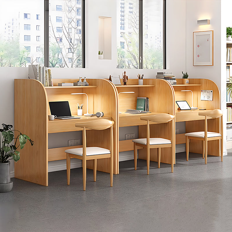 Compact Study Office Desk With Storage And Privacy Panel For Home Or Office Use BGZ-2028