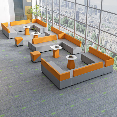 Modern Reception Desk with Solid Wood, Lumbar Support & Modular for Hotel Lobby