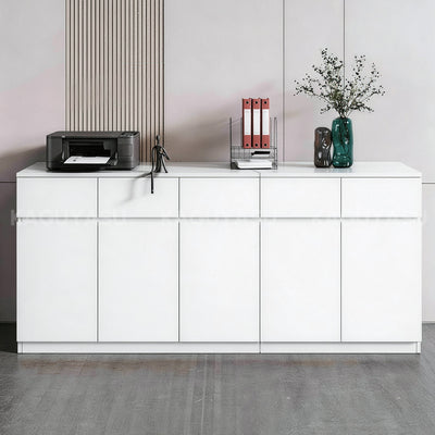 Modern Functional Storage Cabinet with Wide Top & Adjustable Compartments for Office & Home CWG-2203