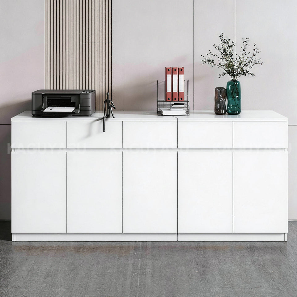 Modern Functional Storage Cabinet with Wide Top & Adjustable Compartments for Office & Home CWG-2203