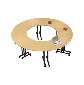 Modern Conference Table 79 in Wide (6.6 ft) with Portable & Swivel for Meeting Room