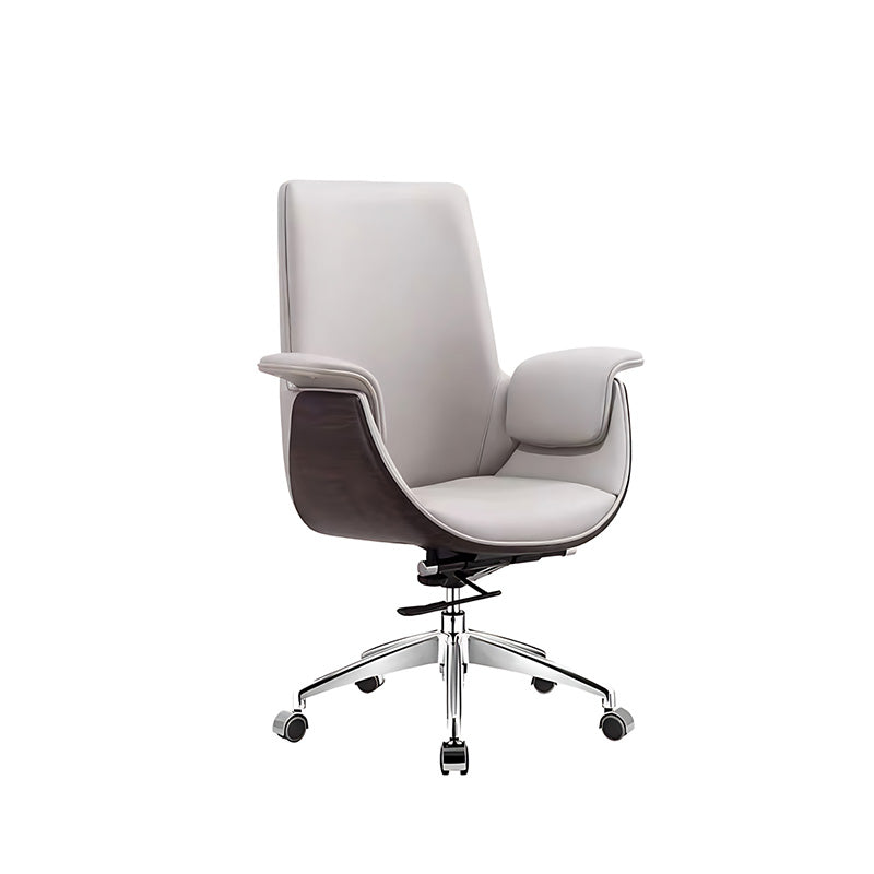 Adjustable Leather Office Chairs with Headrests LBY-K001