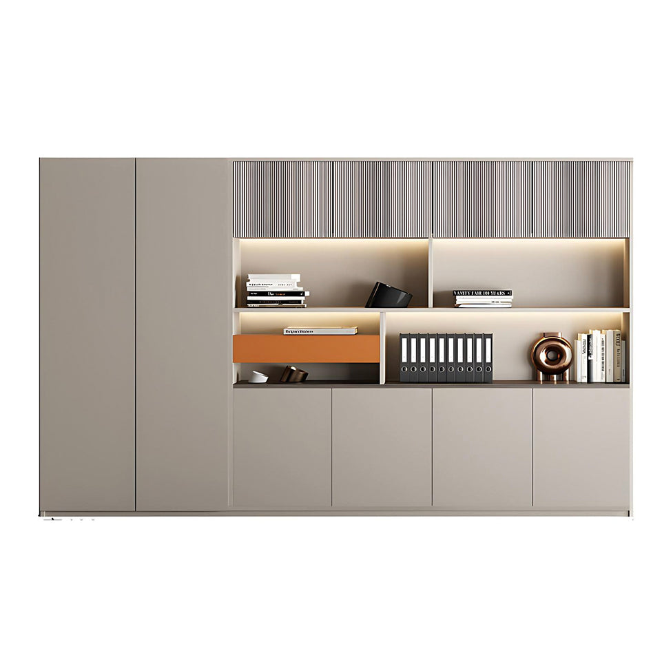 File Cabinet 79 in Tall with LED Lighting for Office