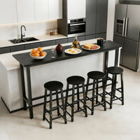 Modern Wall-Mounted Bar Table with High Stools SZ-BTZ-0001 (In Stock)