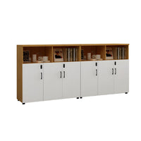 Stylish Lockable Wooden File Cabinet with Multi-Compartment Storage for Workspace CWG-2164