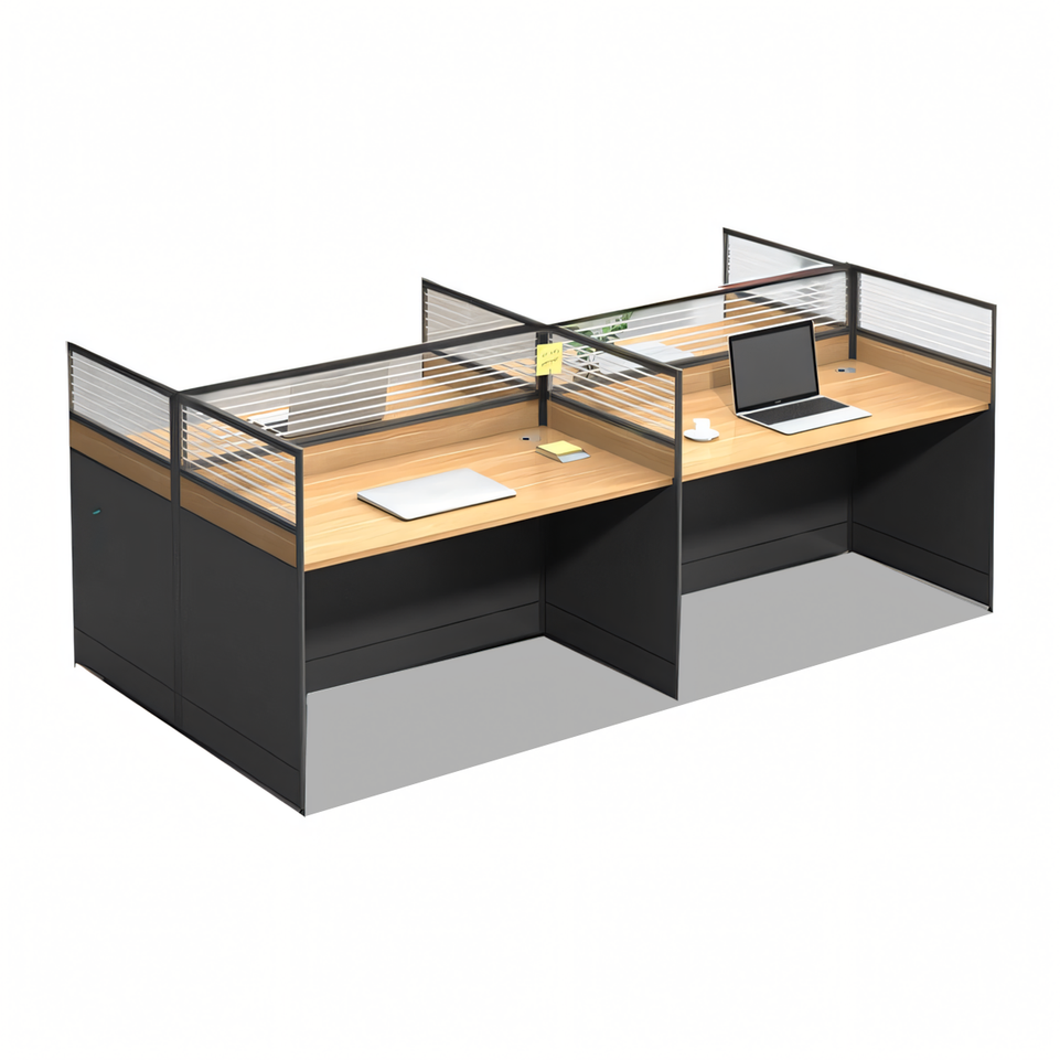 Modern Office Furniture Set with Partitioned Desks BGZ-229