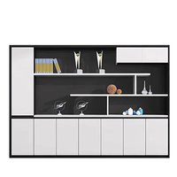 Wooden File Cabinet, Bookcase, Boss's Office Background Cabinet WJG-707