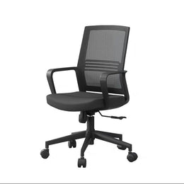 Office Desk Executive Desk With Curtain Plate With Side Cabinet with Wiring Hole LBZ-1068