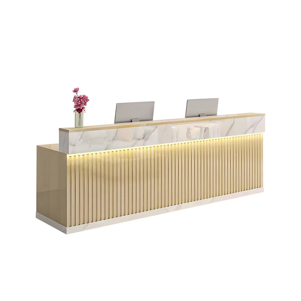 Modern Light Luxury Multifunctional Front Desk Reception Desk JDT-7282（In Stock ）