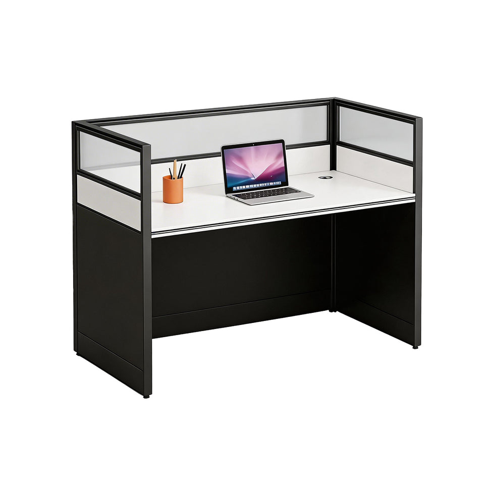 Efficient Office Setup: Modern Staff Desk and Chair Set with Computer Desk BGZ-006