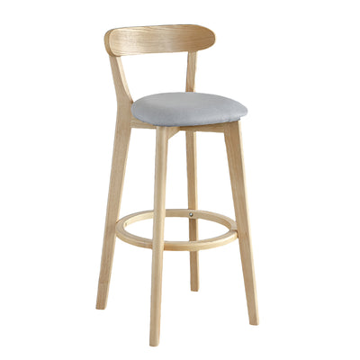 Stylish Solid Wood Home Bar Stool with Backrest Design CZYZ-2030（Sale Event）