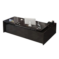Modern Solid Wood Executive Desk with Storage Cabinet LBZ-081