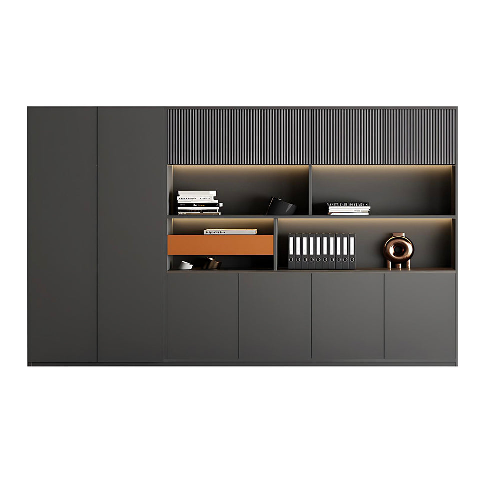 File Cabinet 79 in Tall with LED Lighting for Office