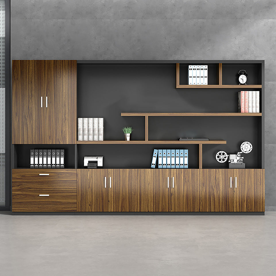 Modern Minimalist Executive Office Desk and Chair Combination with Cabinet LBZ-10158