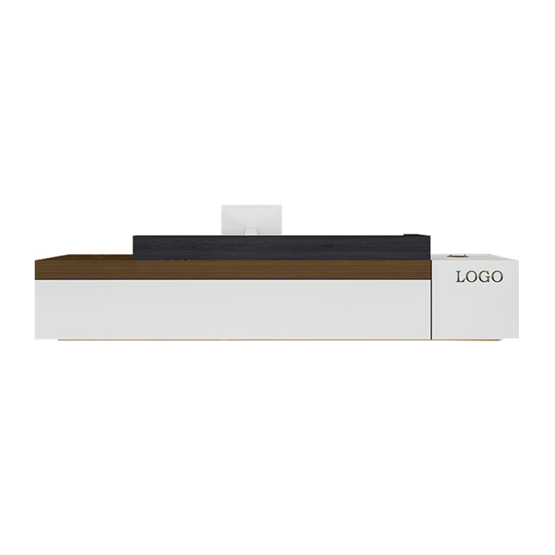 Odorless and Harmless Reception Desks for Office and Hotel Lobbies with Eco-Friendly Materials JDT-10158