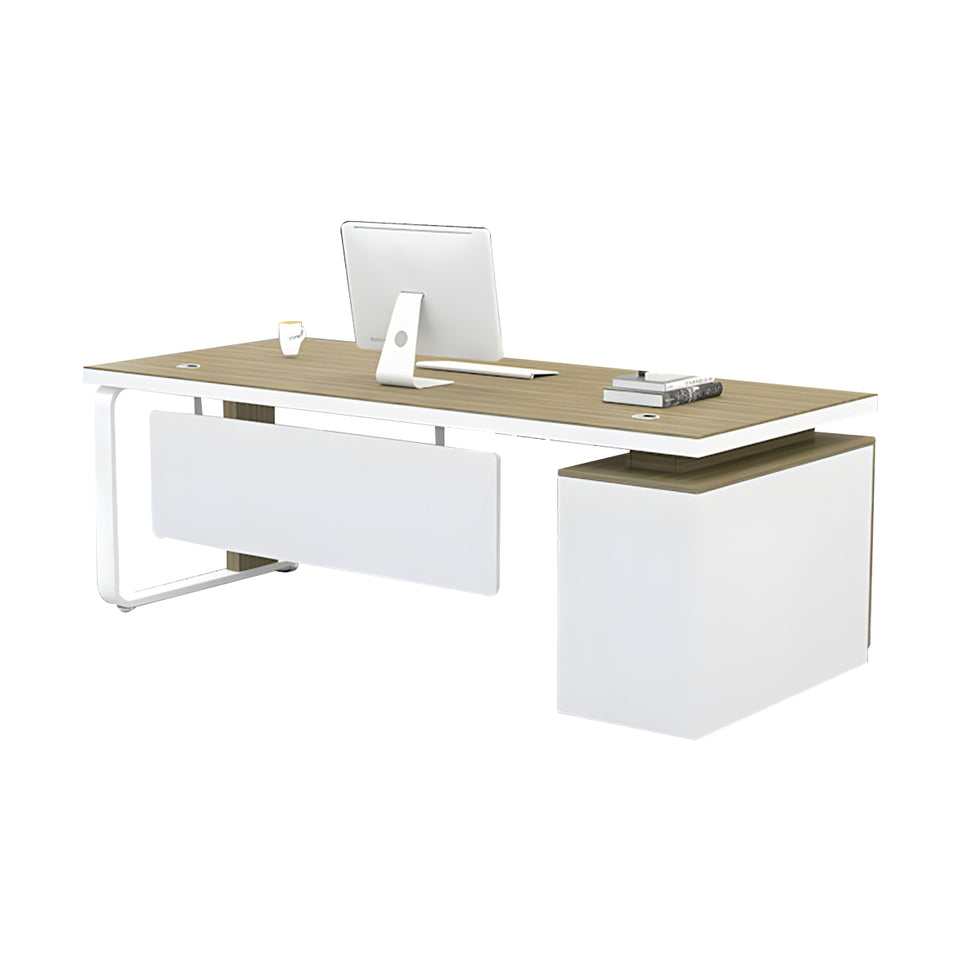 Office simple modern Calm Boss Desk and chair combination single seat manager desk LBZ-1095