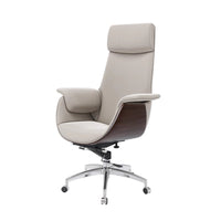 Modern Luxury Executive Desk With Curved Panel Comfortable Office Desk LBZ-1055