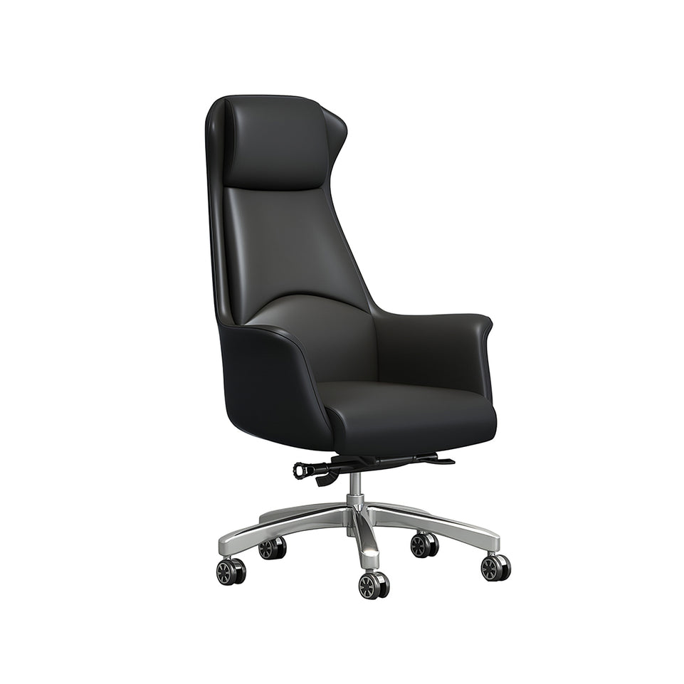 Modern L-Shaped Executive Desk with Combination Lock Drawers LBZ-2111