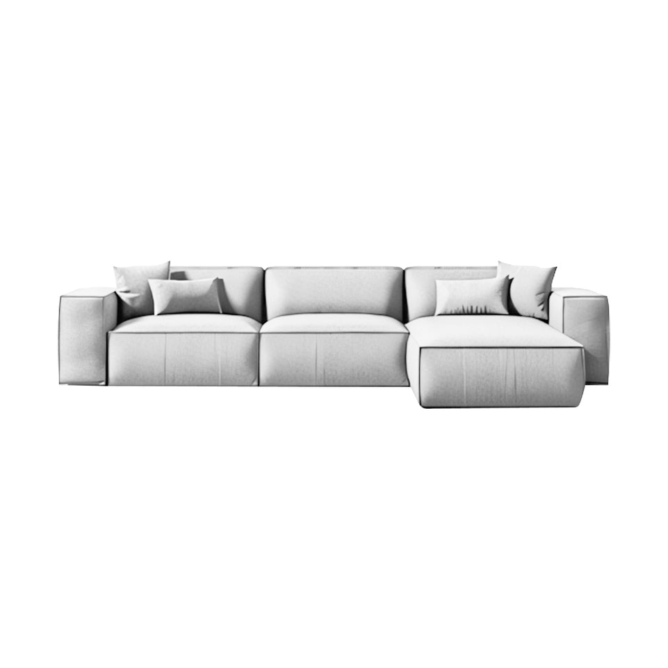 Italian Minimalist Lint Block Sofa Chaise Lounge BSF-2006