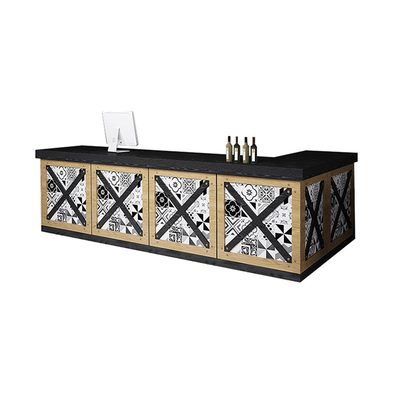 Retro Industrial Style Bar Bar Company Front Desk Reception Desk JDT-10145