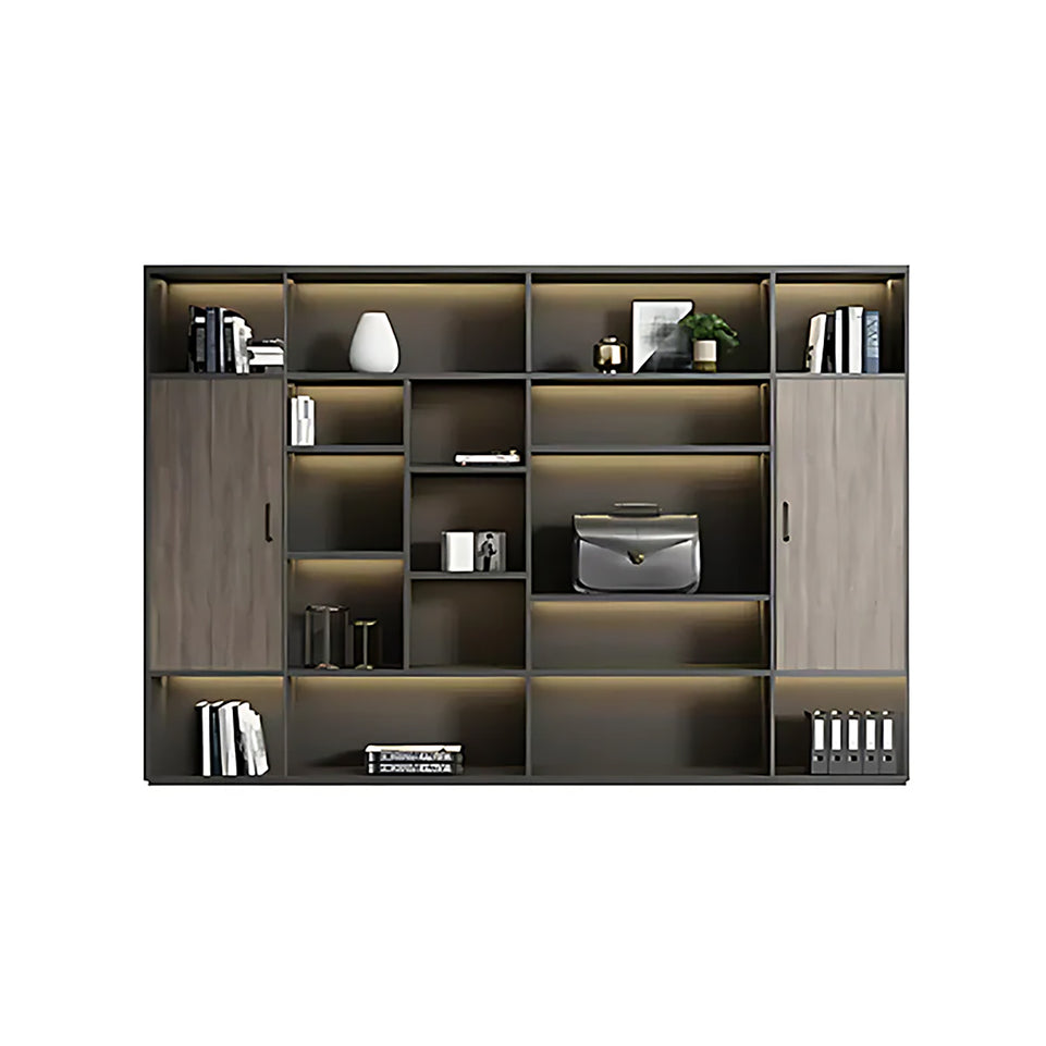 Modern L-Shaped Executive Office Desk with Side Storage Cabinet for Manager LBZ-605