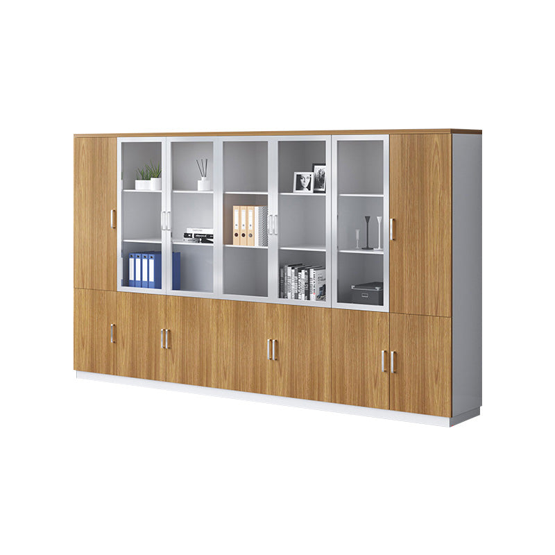 Stylish Office Storage Cabinet Wooden Double-Door Filing Cabinet WJG-1016