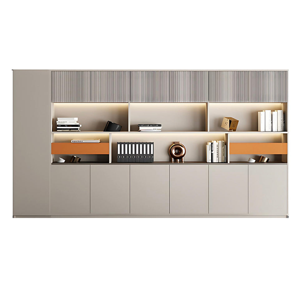 File Cabinet 79 in Tall with LED Lighting for Office