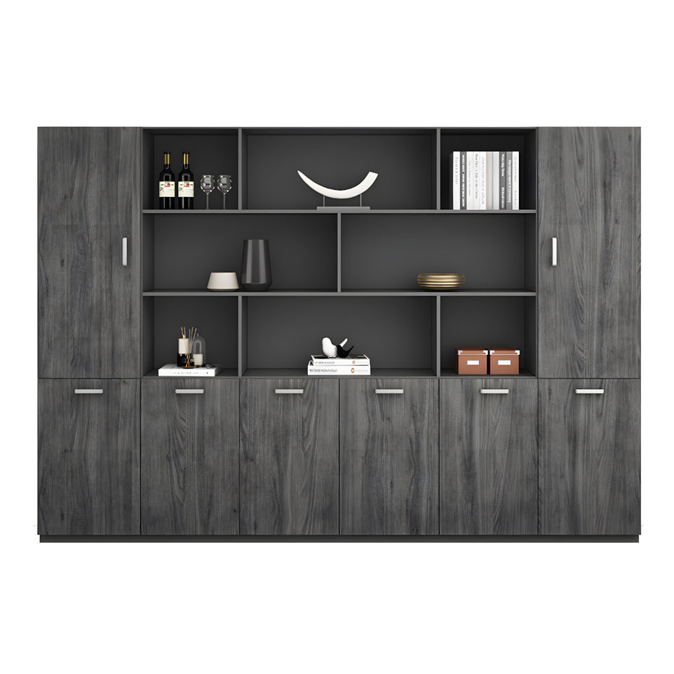 Office Executive Desk With Silent Slide Rails President Work desk Curtain Board Side cabinet Wiring hole LBZ-1066